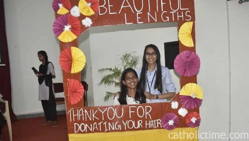 Mangaluru : 'Beautiful Lengths' hair donation drive organised at St  Aloysius College - Catholic Time